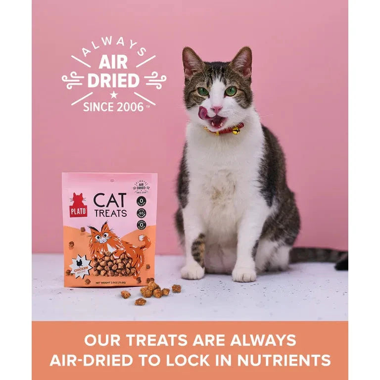 Plato Pet Treats Air-Dried Chicken Cat Treats 70g by Plato Pet Treats