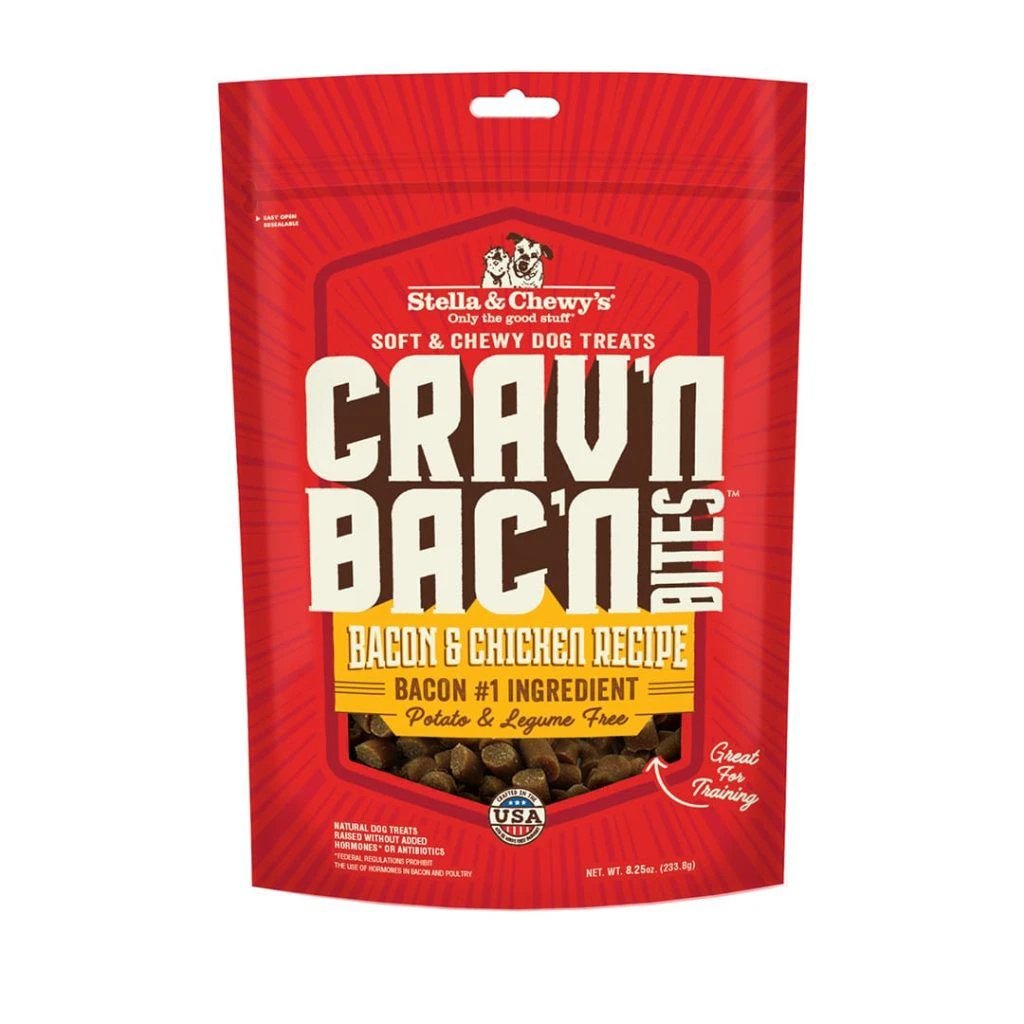 Stella & Chewy's - Cravn Bacn Bites Bacon & Chicken Recipe Dog Treats by Stella & Chewy's