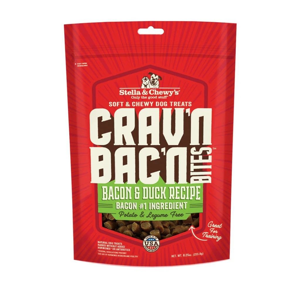 Stella & Chewy's - Cravn Bacn Bites Bacon & Duck Recipe Dog Treats by Stella & Chewy's