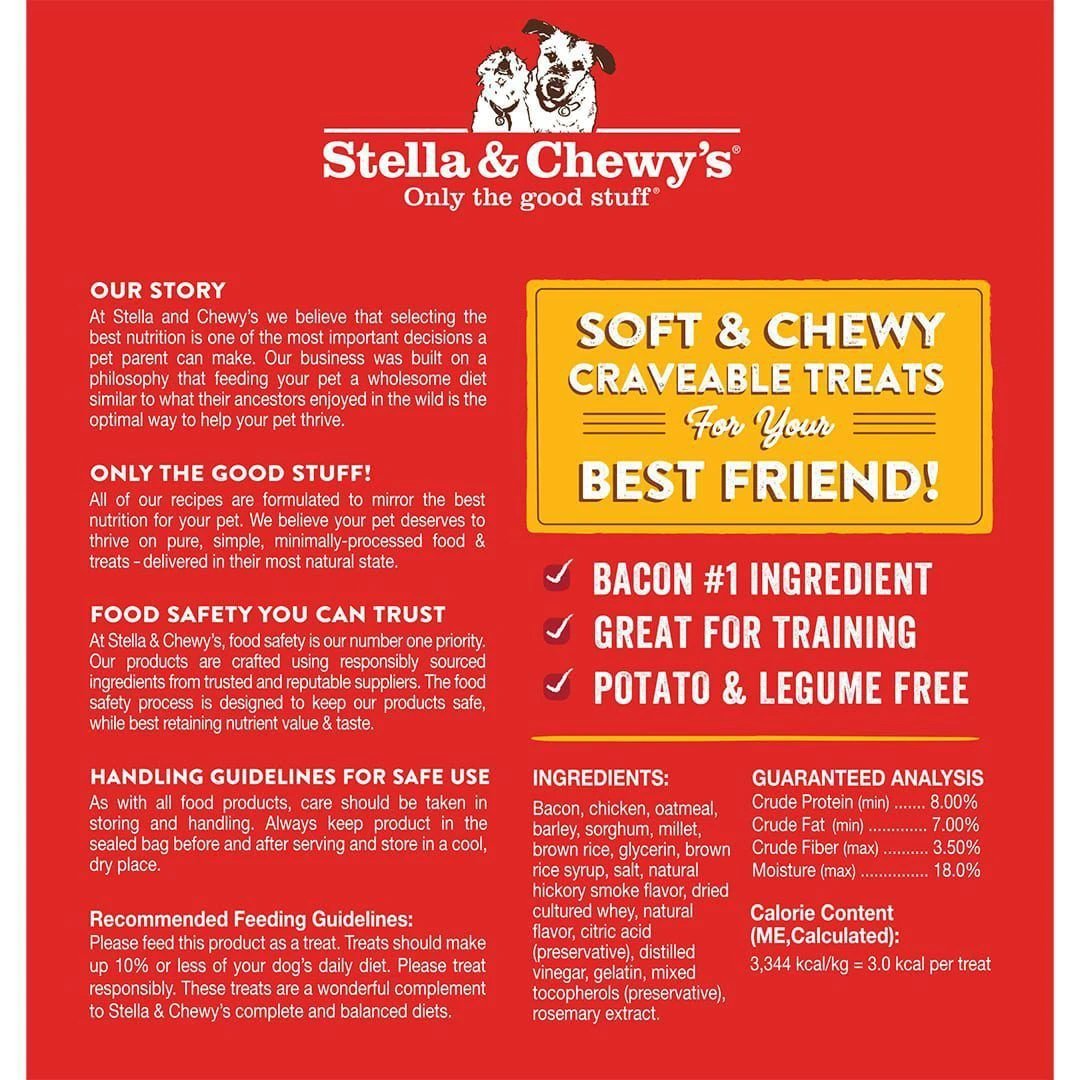 Stella & Chewy's - Cravn Bacn Bites Bacon & Chicken Recipe Dog Treats by Stella & Chewy's