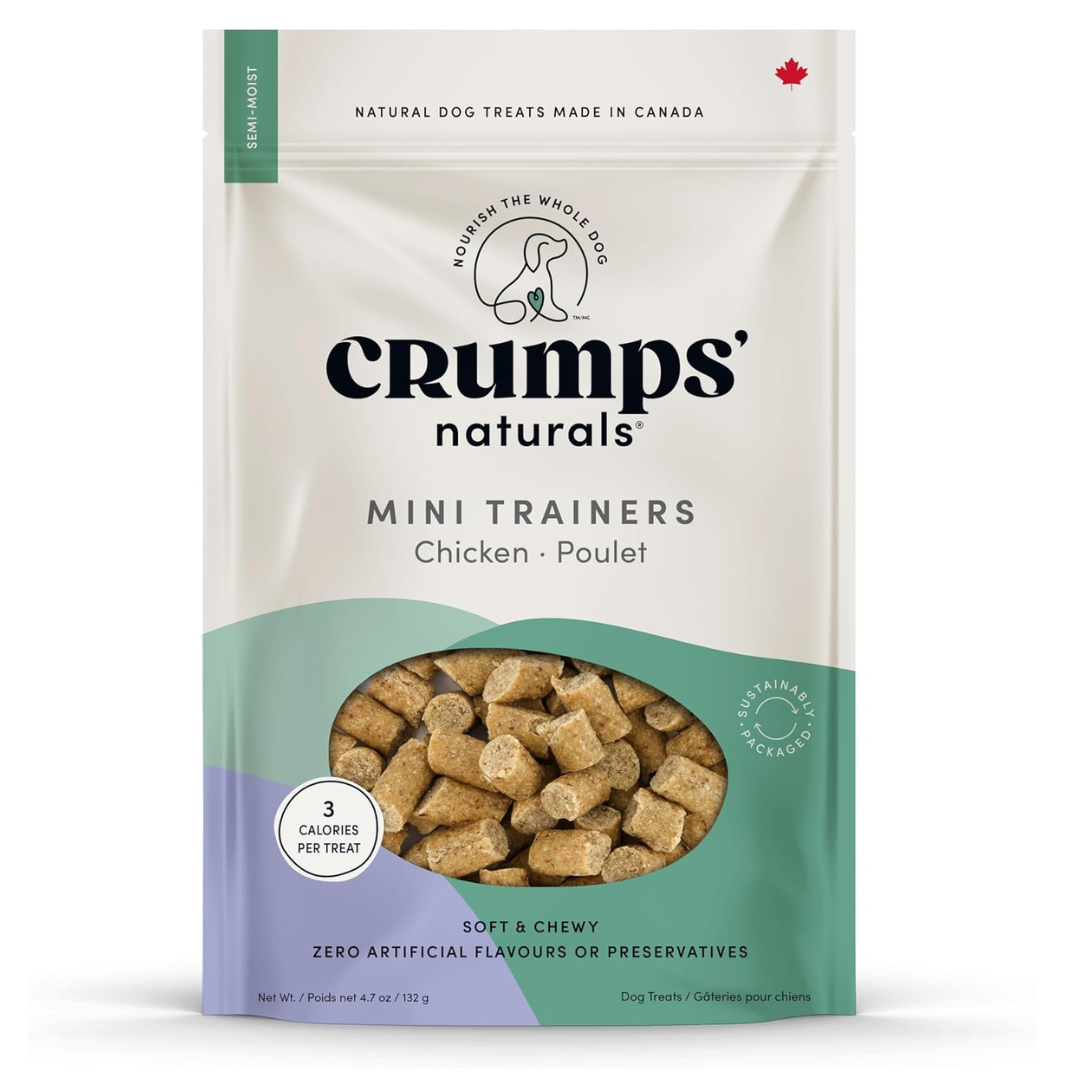 Crumps' Naturals - Mini Dog Trainers Semi Moist Chicken 132g