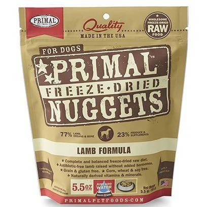 Primal Canine Freeze-Dried Nuggets Lamb Formula Dog Food by Primal