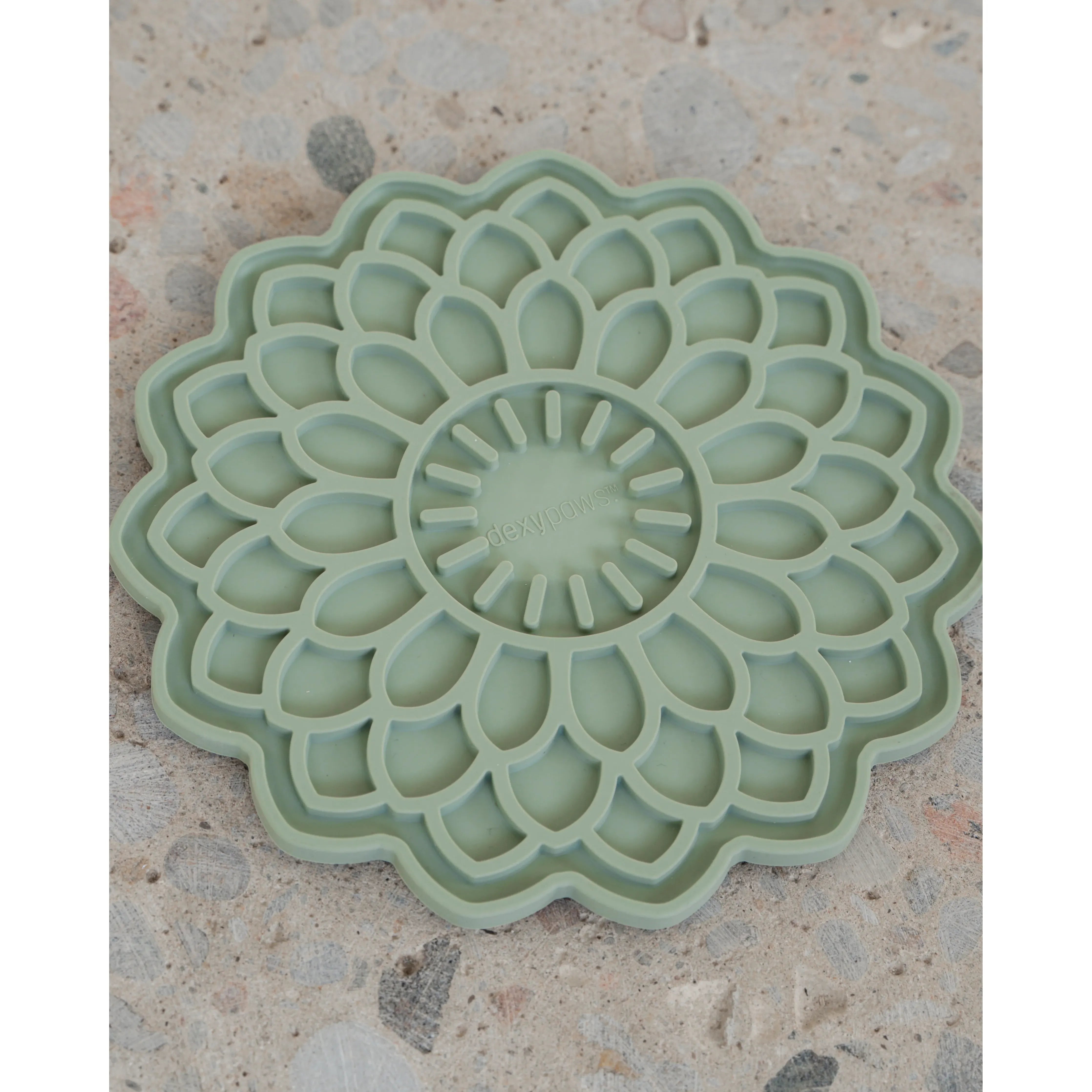Dexypaws Enrichment Licking Mat for dogs & cats, Blooming Blossom