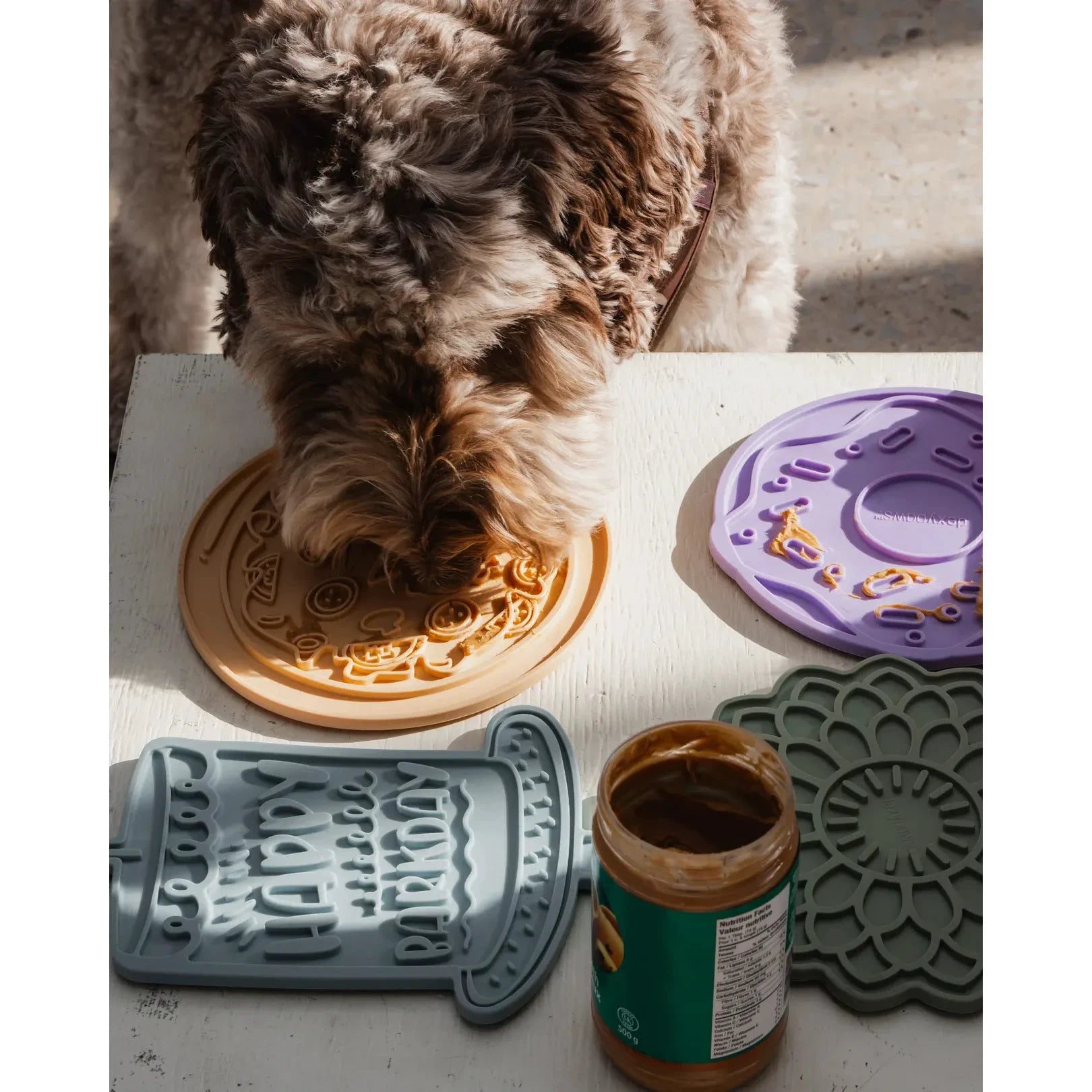 Dexypaws PUP-peroni Enrichment Lick Mat by Dexypaws