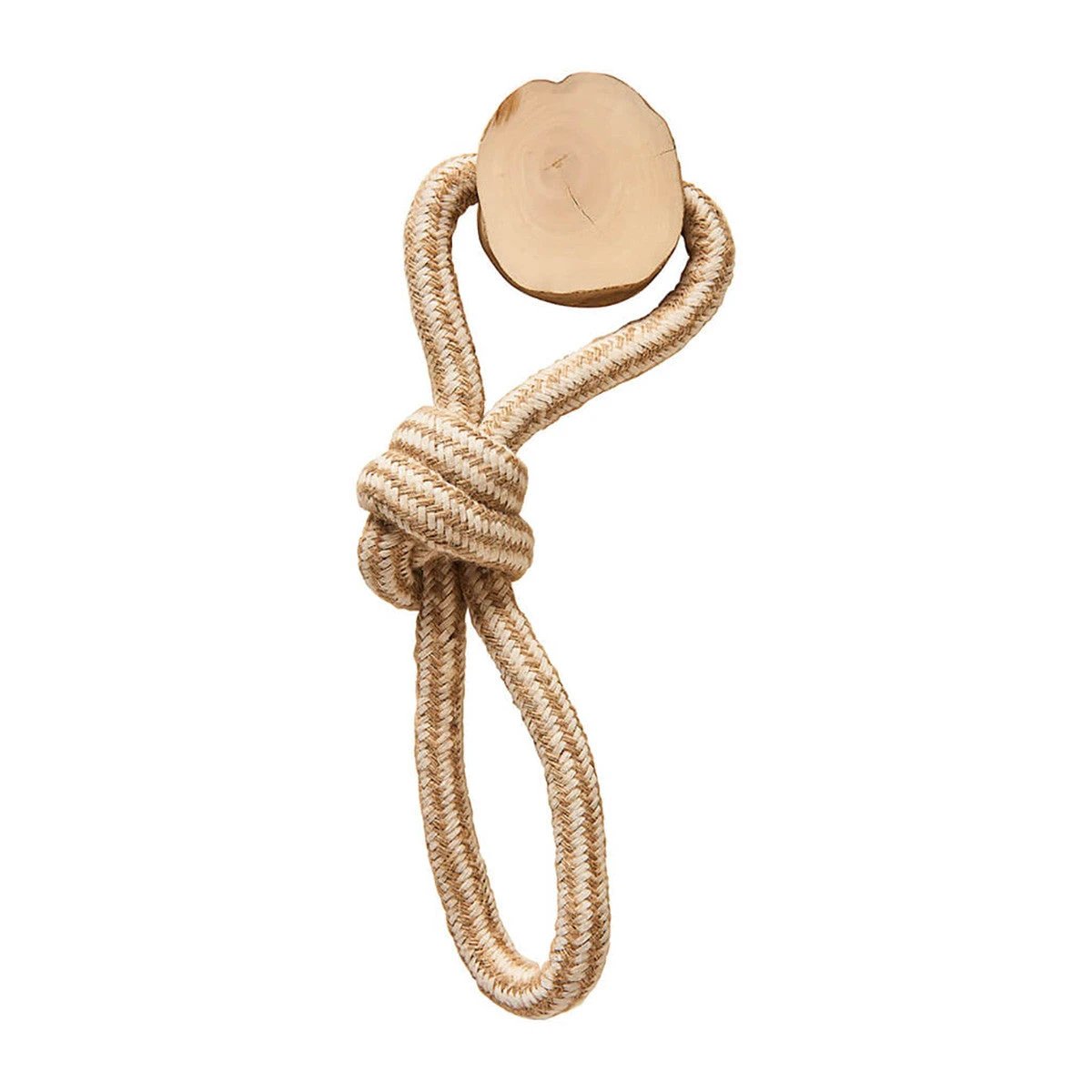SPOT Love the Earth Coffee Wood Chew Rope Tug by Spot