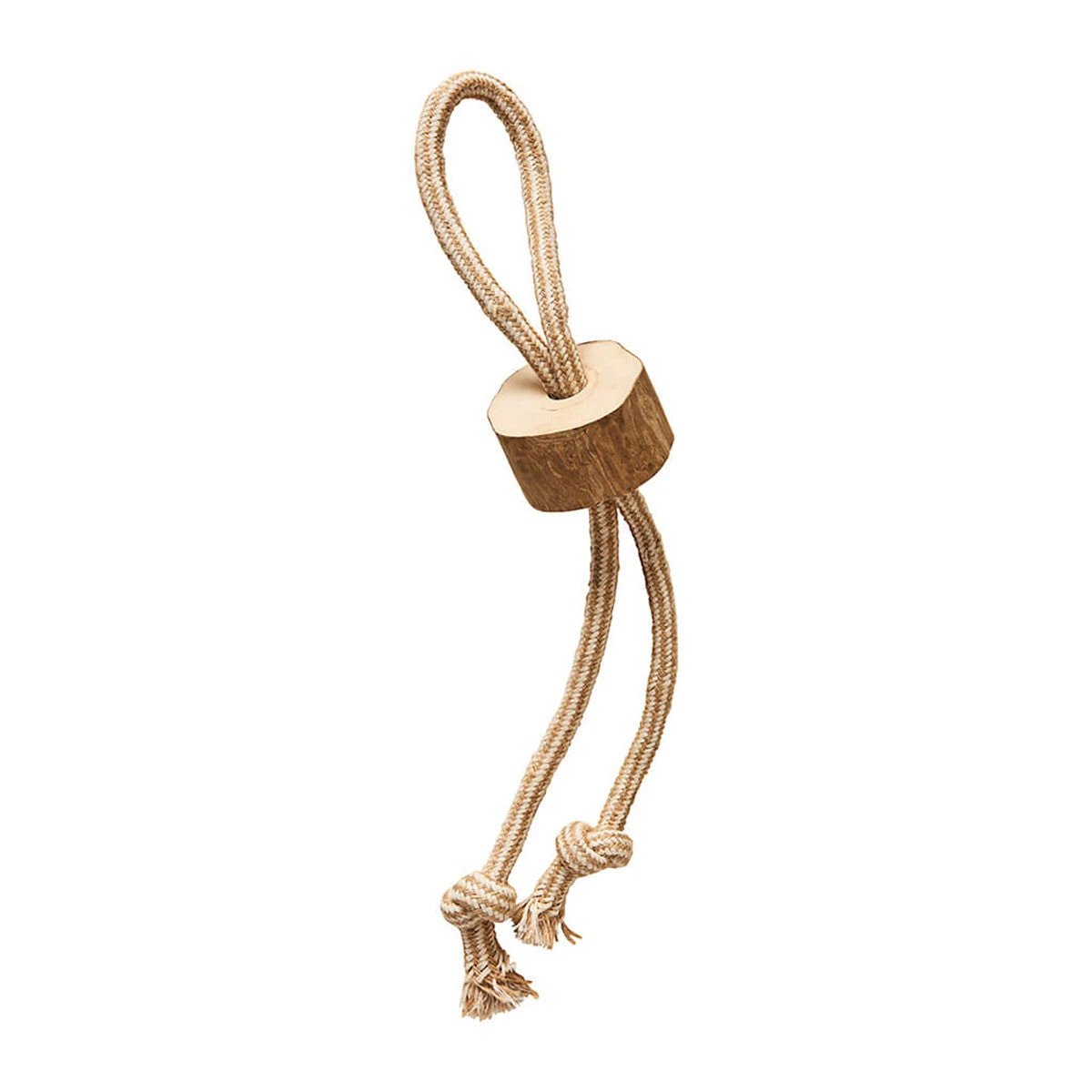 SPOT Love the Earth Coffee Wood Chew Rope Tug by Spot