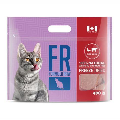 Formula Raw Freeze-Dried Duck & Beef Cat Food 400g by Formula Raw