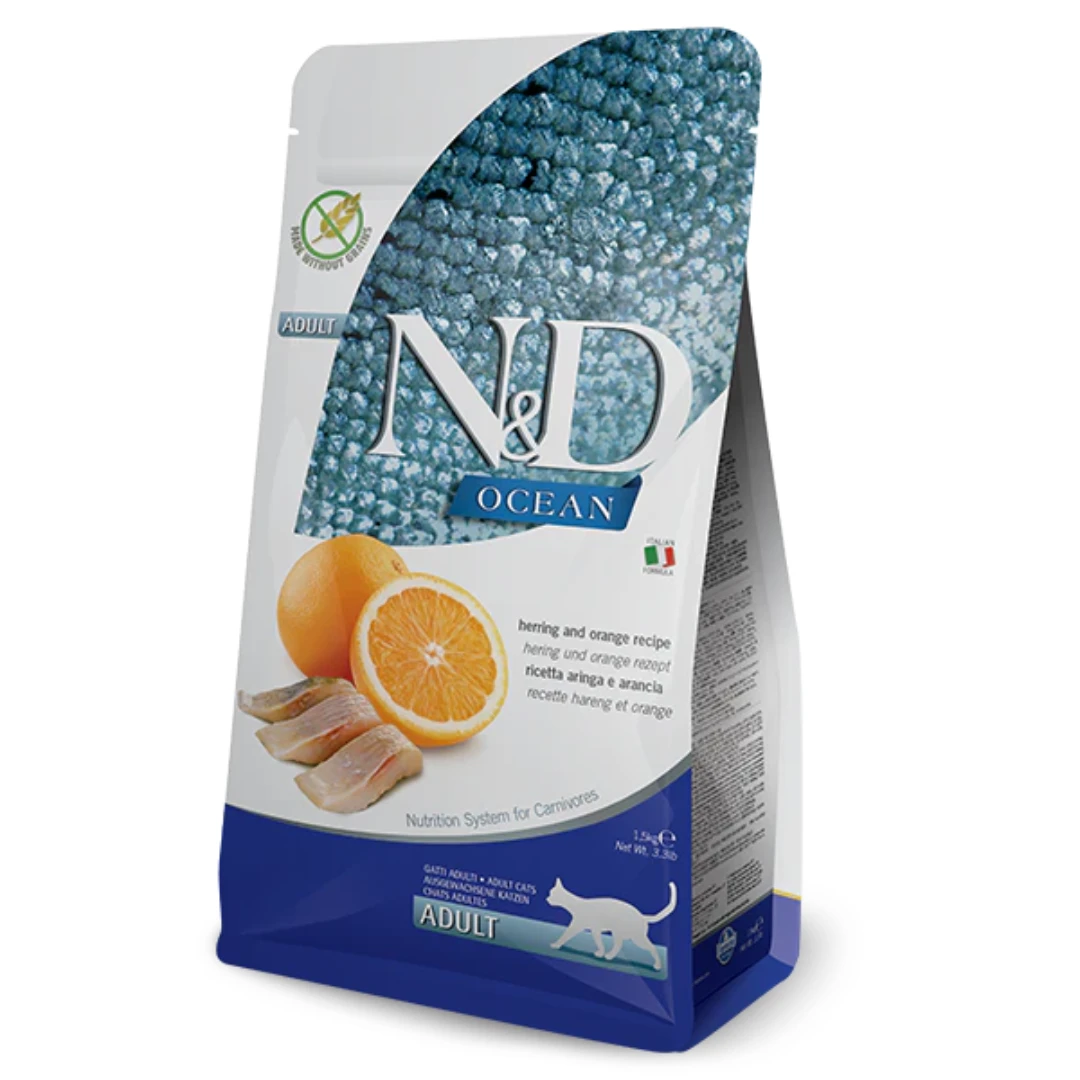 Farmina N&D Ocean Herring & Orange Cat Food by Farmina