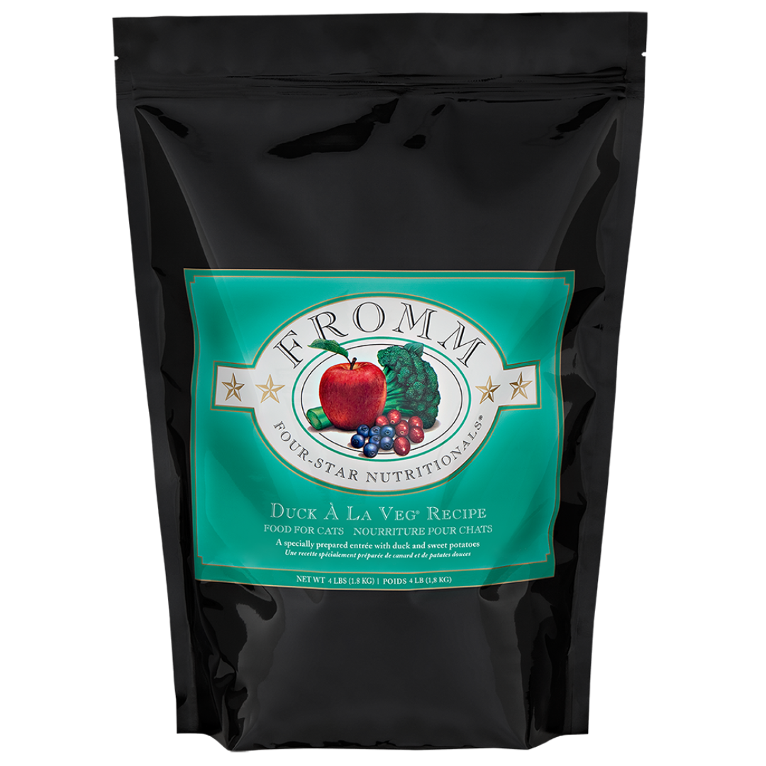 Croquettes pour chats Fromm Four Star Duck A La Veg Recipe 10 lb