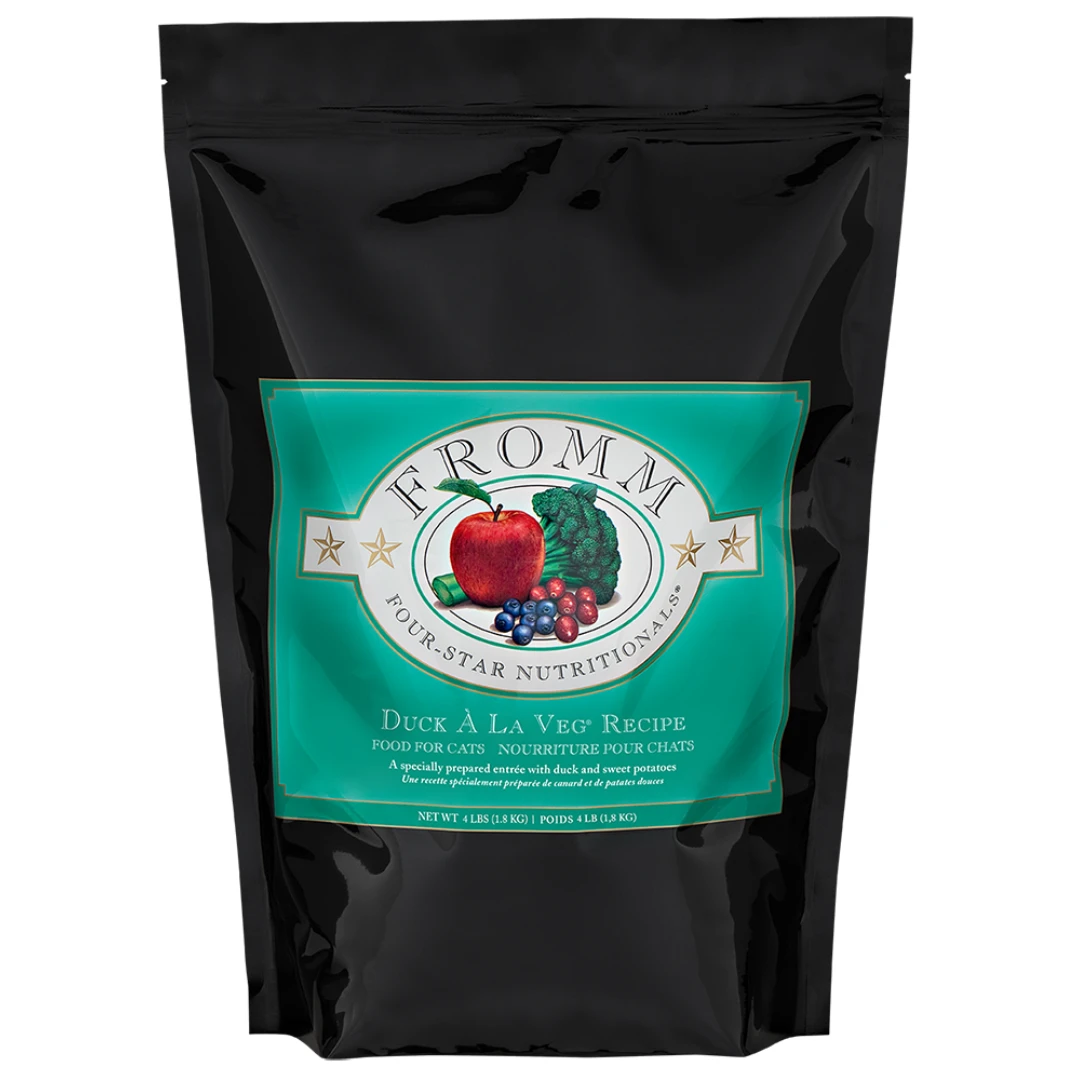 Fromm Four Star Duck A La Veg Recipe Dry Cat Food 10 lb by FROMM