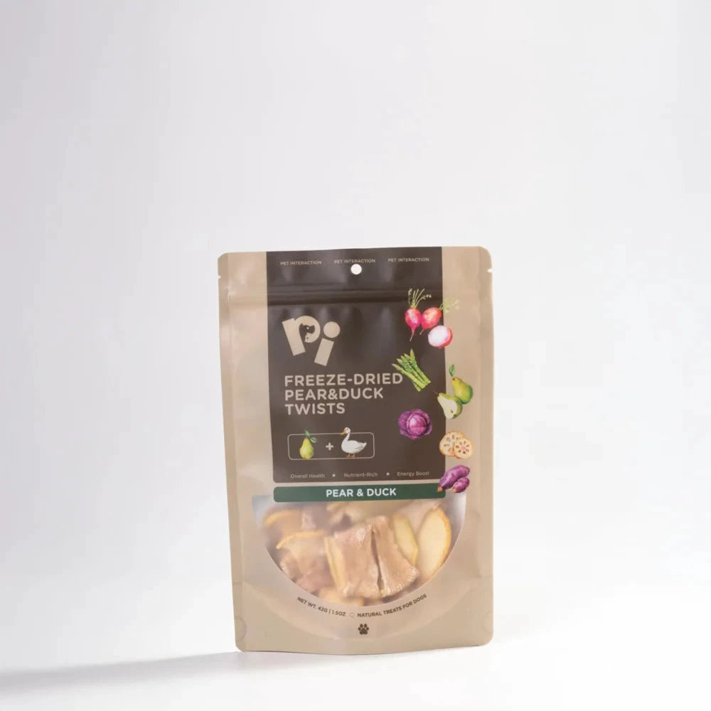 PI Pet Food Freeze Dried Radishes & Duck Twists 42g by PI Pet Food
