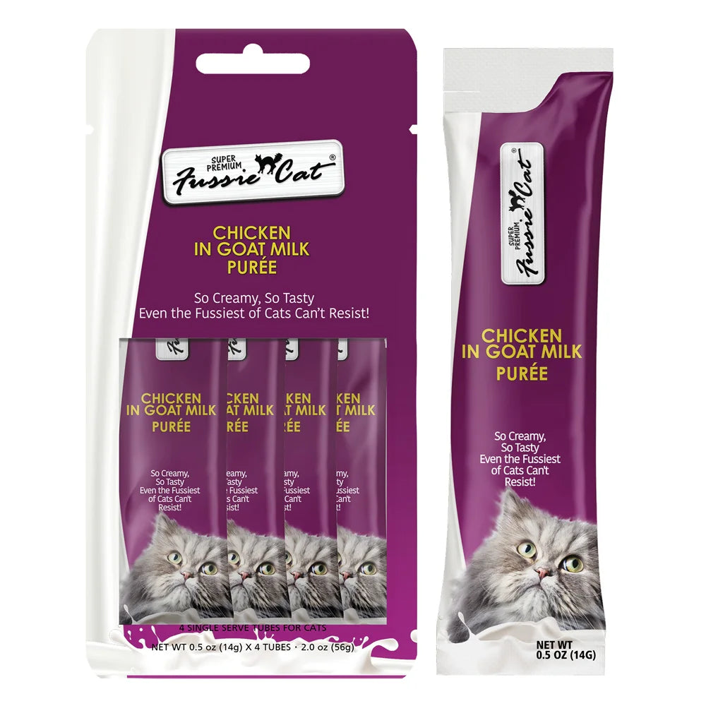 Fussie Cat Super Premium Chicken in Goat Milk Puree