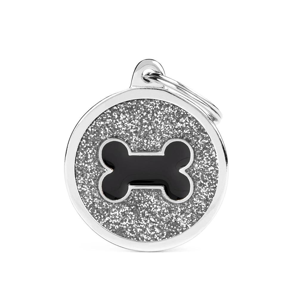 MyFamily Shine Glitter Circle Bone by MyFamily
