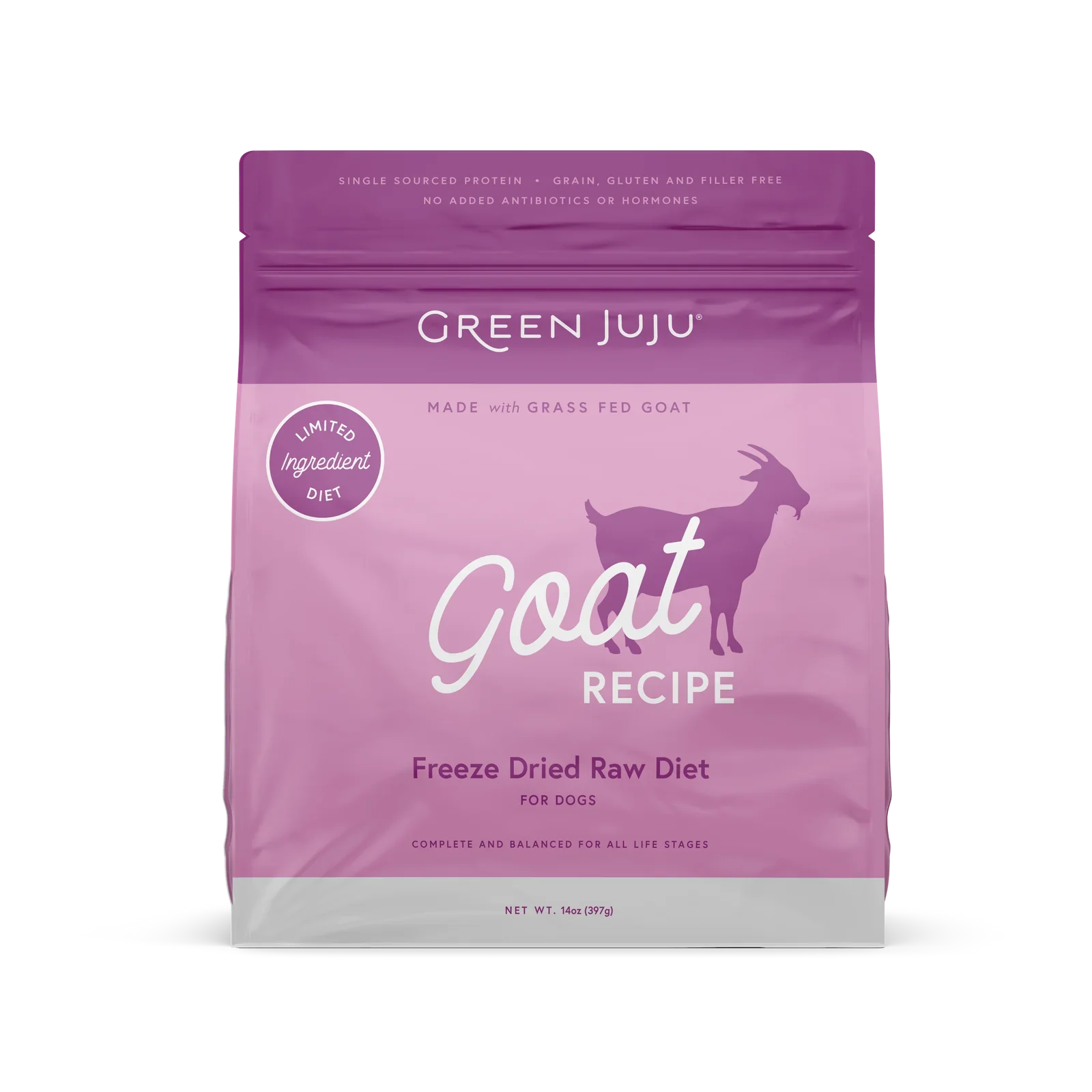 Green Juju Dog Freeze Dried Raw Goat 397g