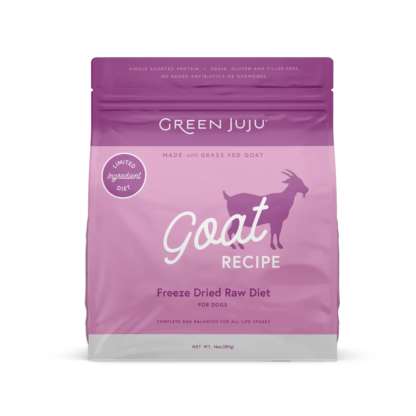 Green Juju Dog Freeze Dried Raw Goat 397g by Green Juju