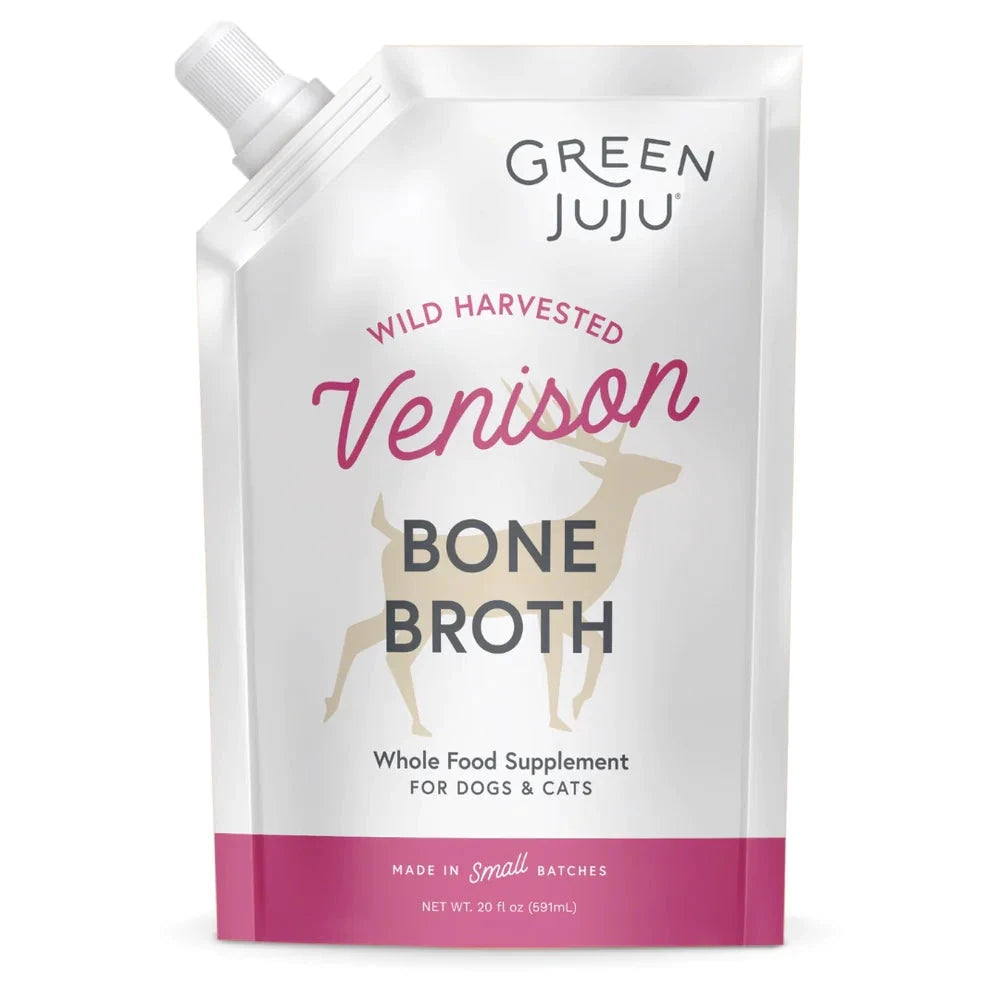Green Juju Venison Bone Broth (Frozen) for Dogs and Cats by Green Juju