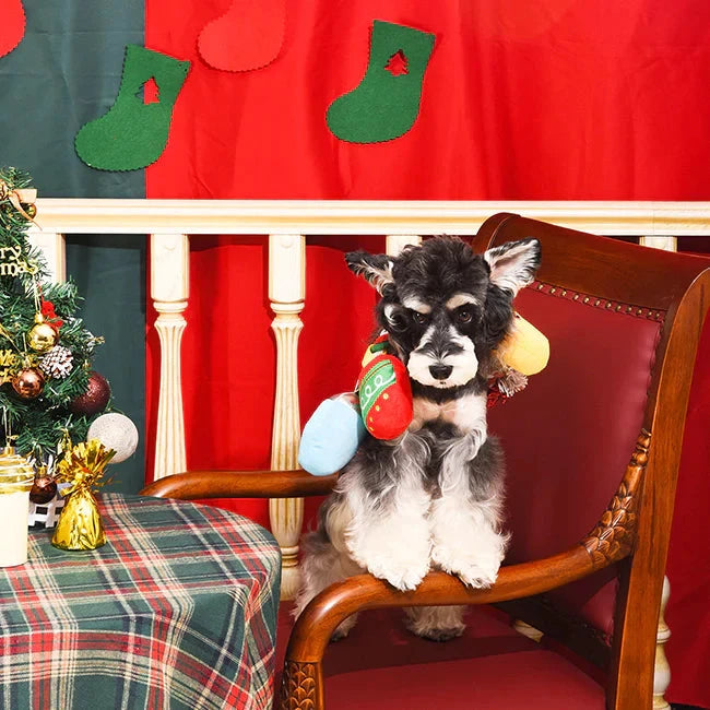 HugSmart Happy Woofmas Christmas Light Dog Toy by HugSmart