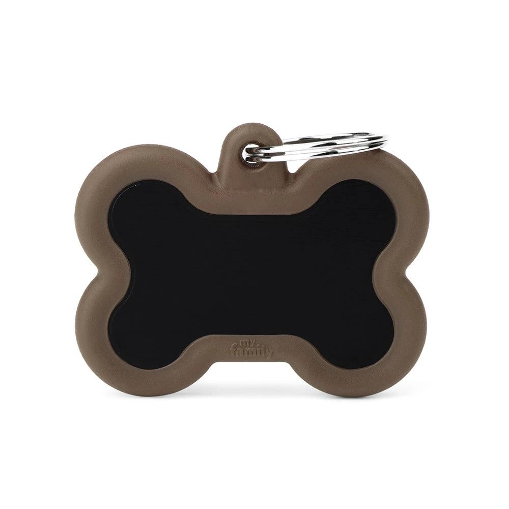 MyFamily Hushtag Aluminum Bone ID Tag by MyFamily