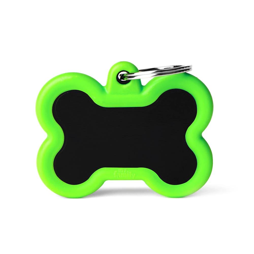 MyFamily Hushtag Aluminum Bone ID Tag by MyFamily