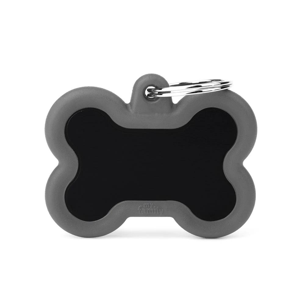 MyFamily Hushtag Aluminum Bone ID Tag by MyFamily