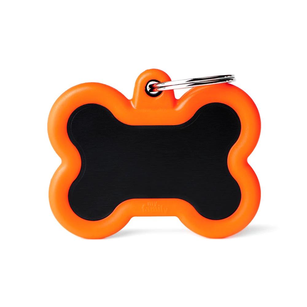 MyFamily Hushtag Aluminum Bone ID Tag by MyFamily
