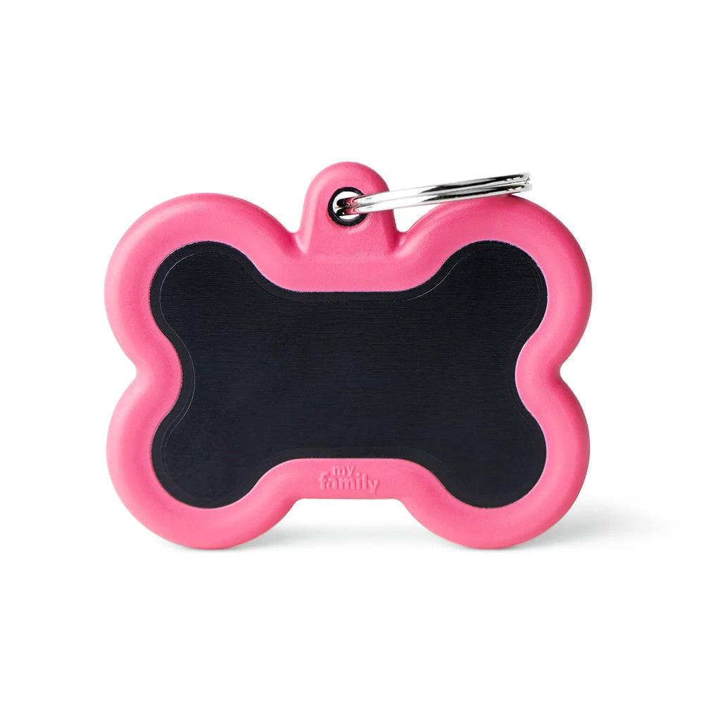 MyFamily Hushtag Aluminum Bone ID Tag by MyFamily