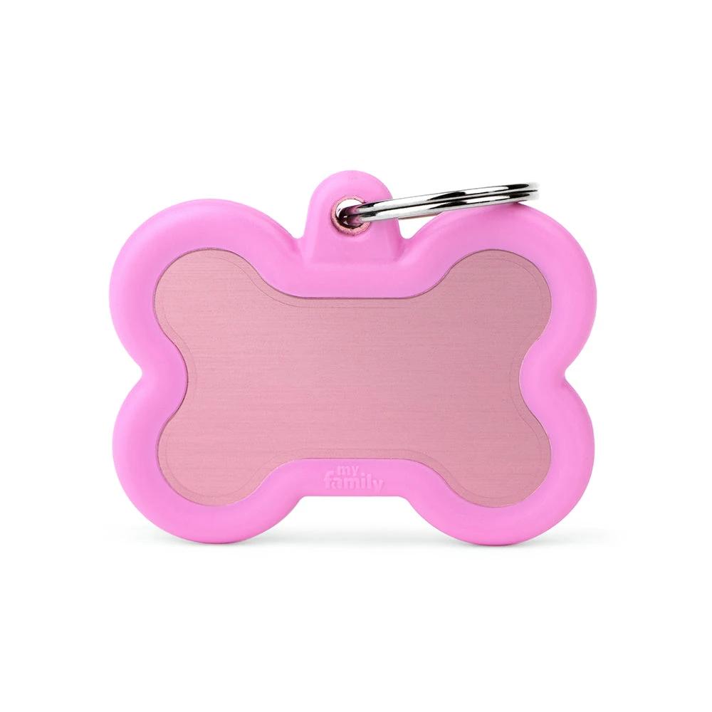 MyFamily Hushtag Aluminum Bone ID Tag by MyFamily