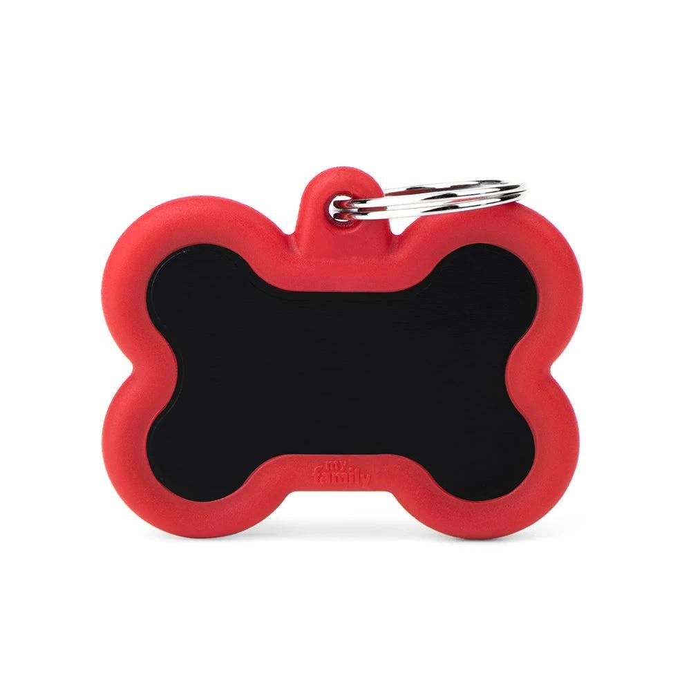 MyFamily Hushtag Aluminum Bone ID Tag by MyFamily