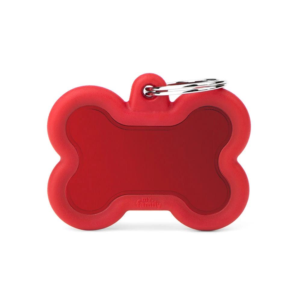 MyFamily Hushtag Aluminum Bone ID Tag by MyFamily