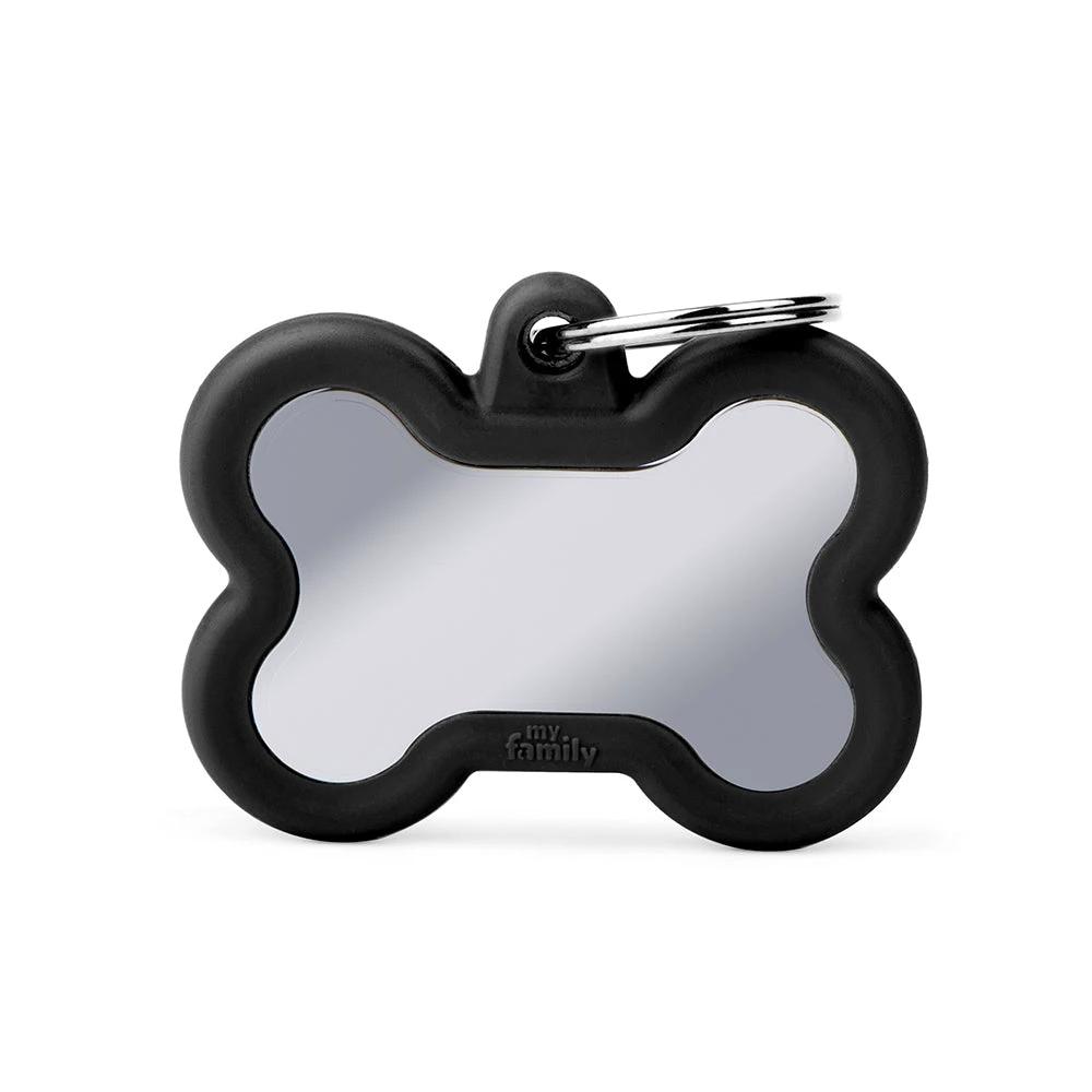 MyFamily Hushtag Aluminum Bone ID Tag by MyFamily