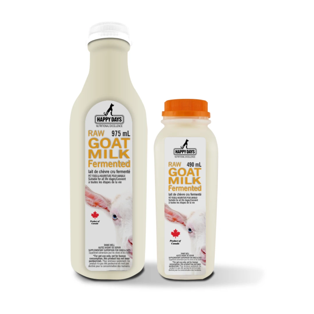 Happy Days - Raw Fermented Goat Milk for dogs&cats by Happy Days