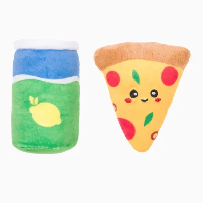 HugSmart Meow Buddies Kitten Party Toy 2pk - Pizza & Soda by HugSmart