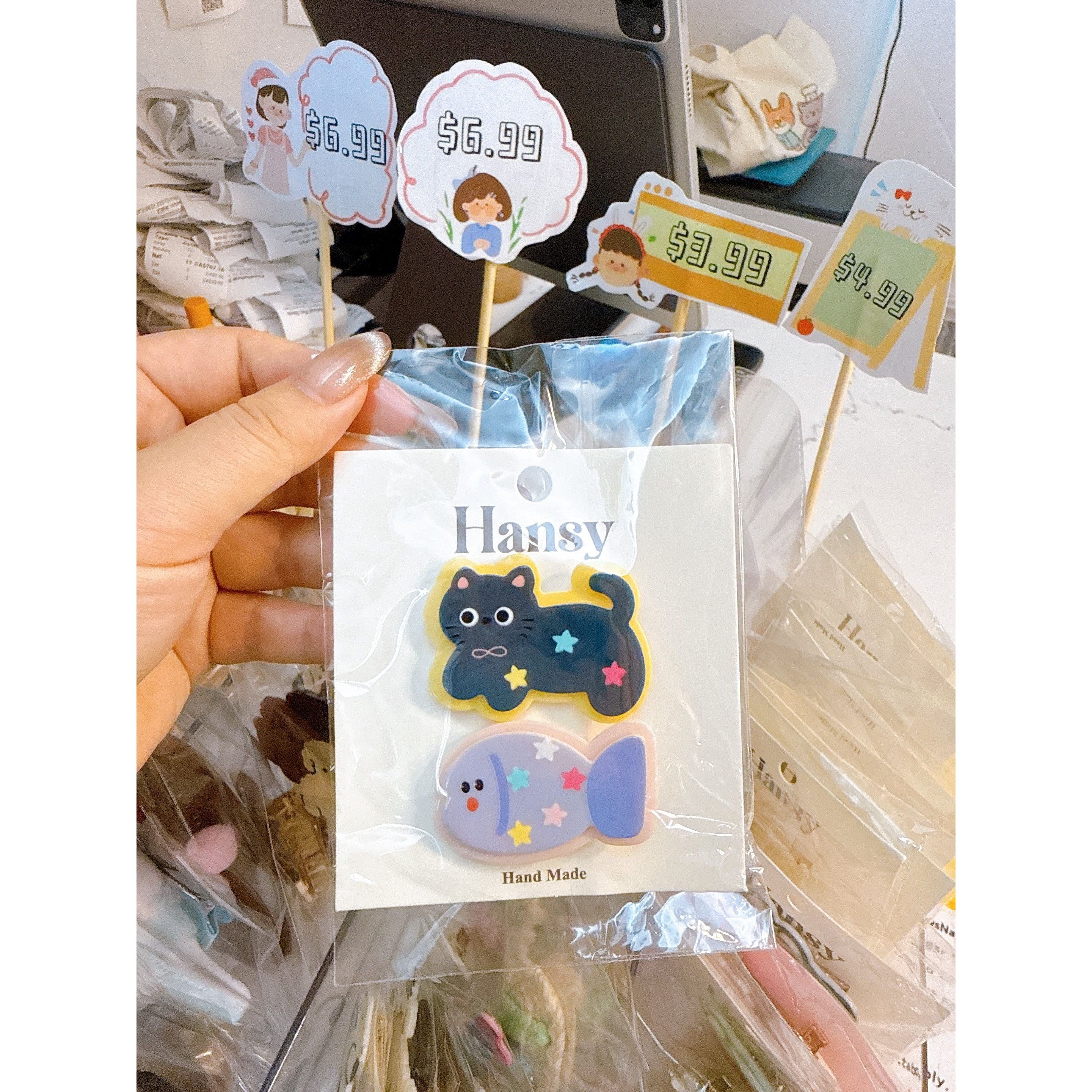 Pince à cheveux style animal