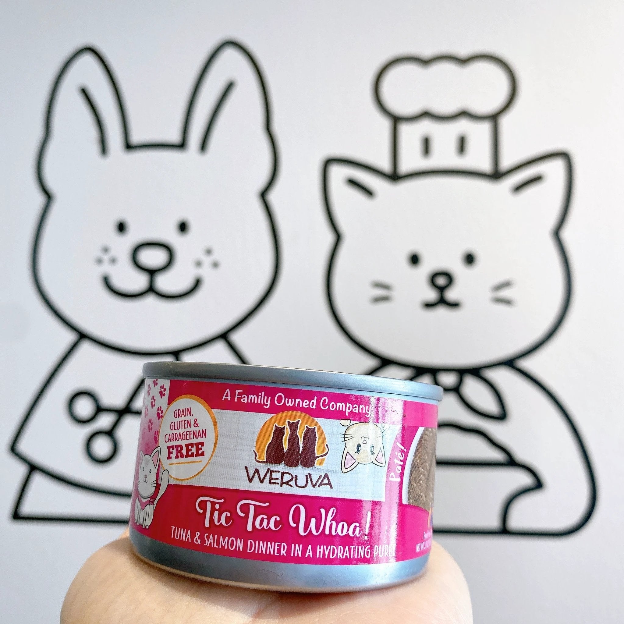 Weruva Cat Paté - Tic Tac Whoa with Tuna & Salmon by Weruva