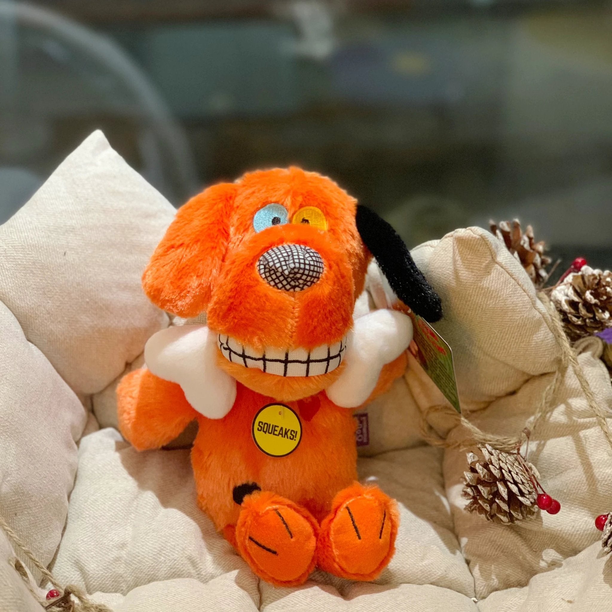 Multipet Bowzers and Meowzers™ Plush Dog Toys - Large by Multipet
