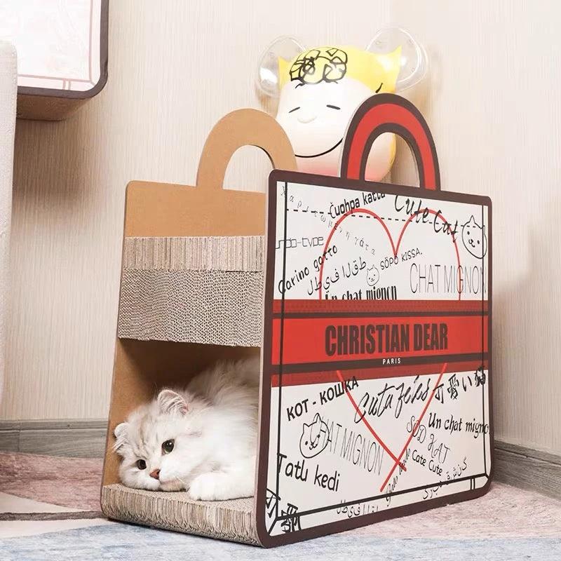 Cat Purse Cat Scratching board by PawsNatural Pet Store