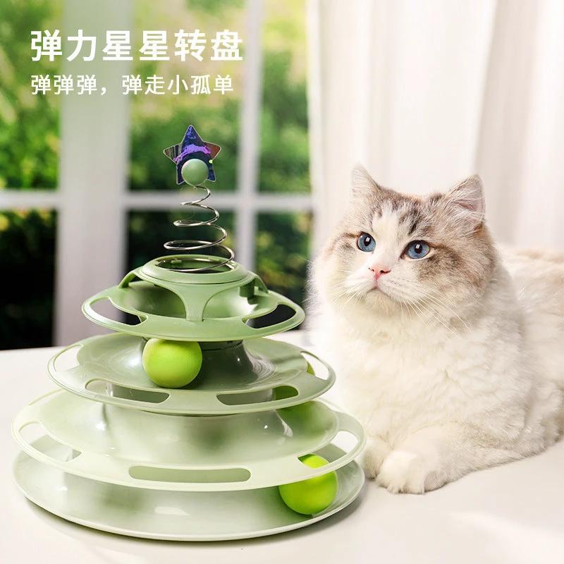 Fluid Animal Four-layer Ball Turntable Cat Toy by Fluid animal