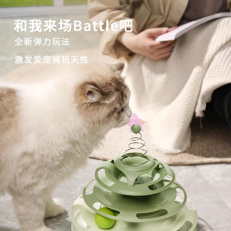 Fluid Animal Four-layer Ball Turntable Cat Toy by Fluid animal