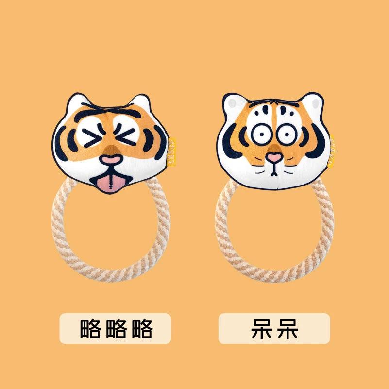 PurLab Tiger Pulling Dog Toy by Purlab