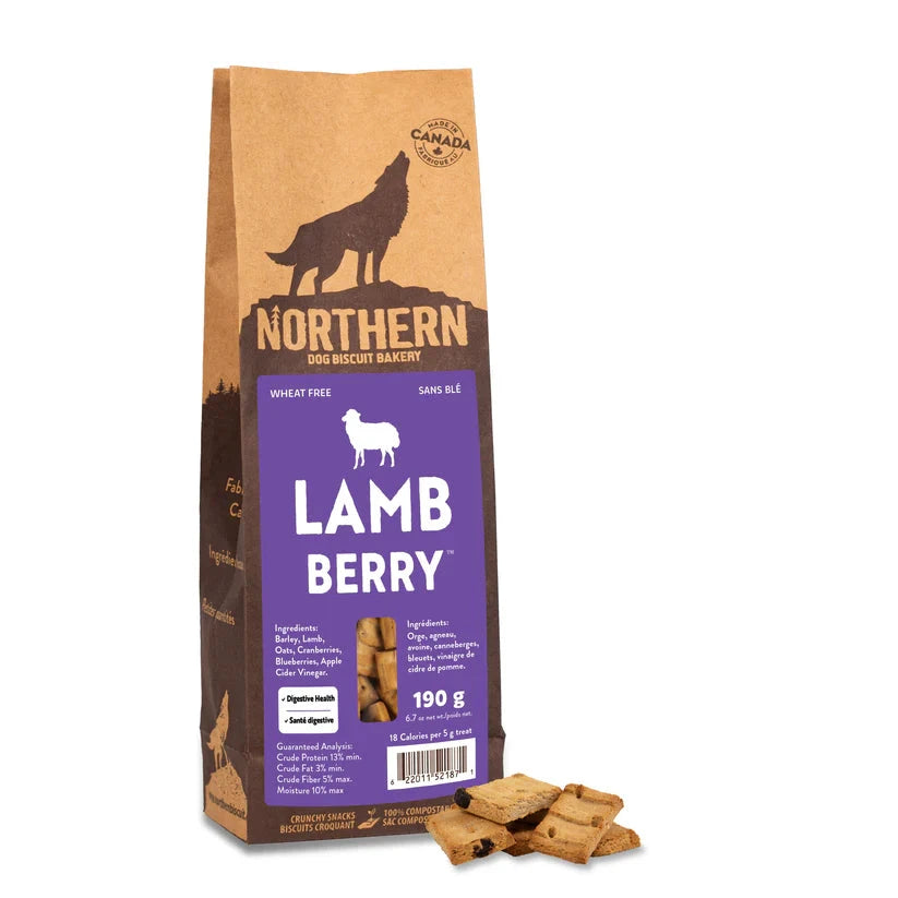 Northern Pet Lamb Berry Biscuits Dog by NORTHERN PET