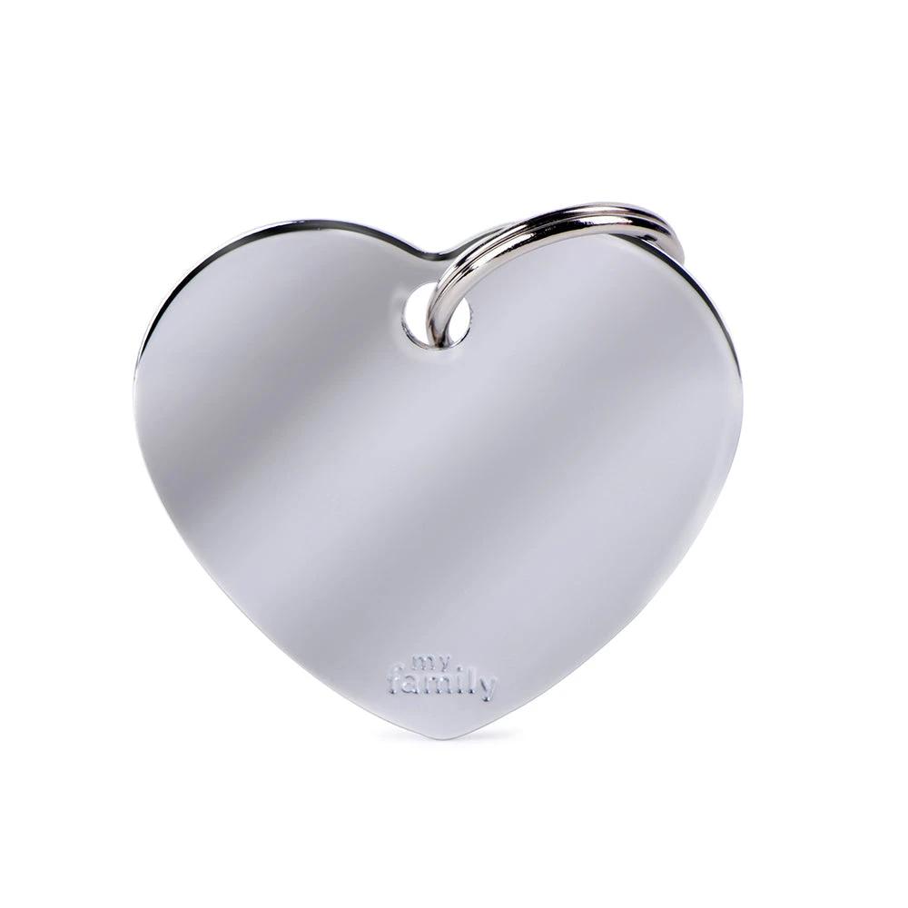 MyFamily Basic Heart in Chrome by MyFamily