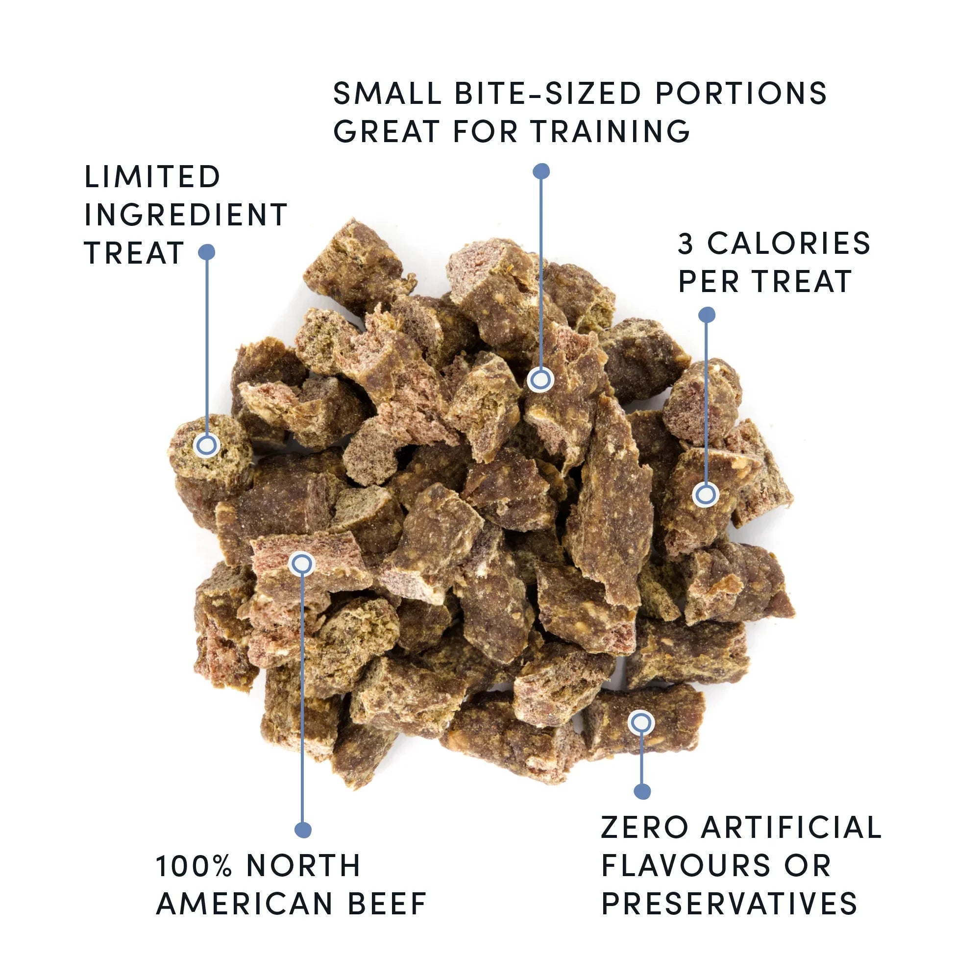 Crumps' Naturals Semi Moist Beef Mini Trainers by Crumps' Naturals