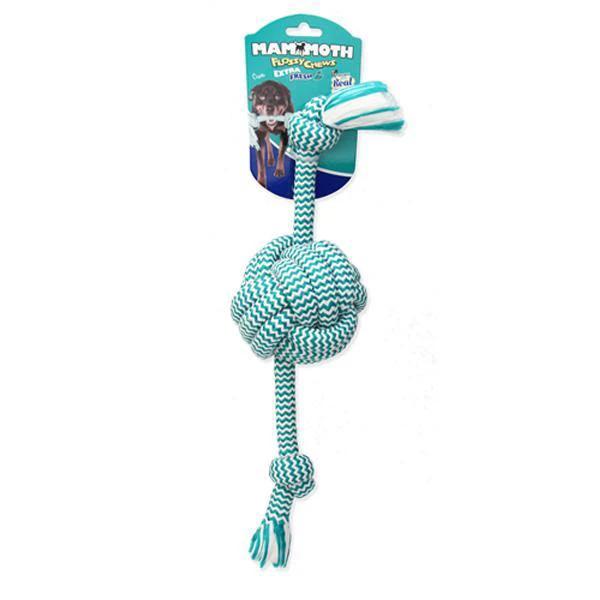 Mammoth Extra Fresh Monkey Fist Ball with Rope Ends, Small 13" by Mammoth