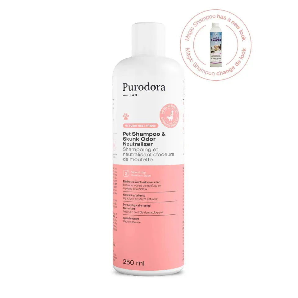 Purodora Lab Pet Shampoo & Skunk Odor Neutralizer 250ml