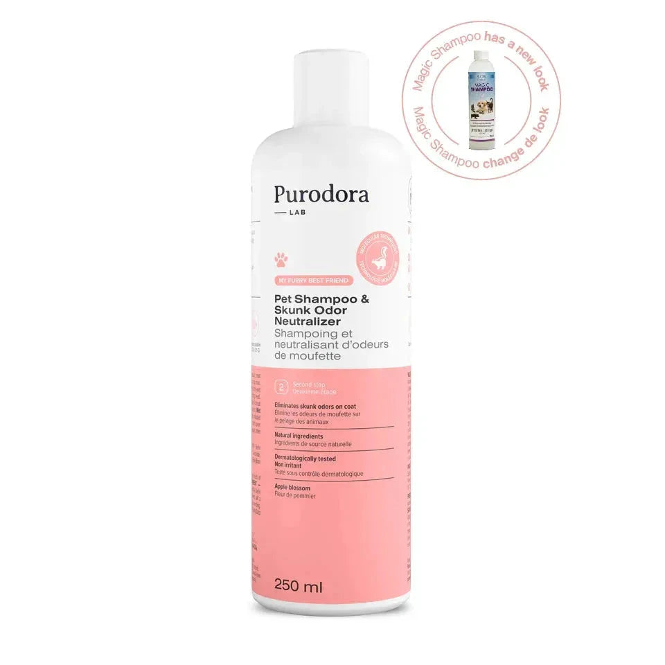 Purodora Lab Pet Shampoo & Skunk Odor Neutralizer 250ml by Purodora Lab