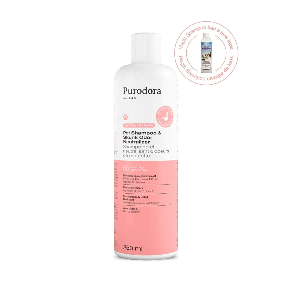 Purodora Lab Pet Shampoo & Skunk Odor Neutralizer 250ml