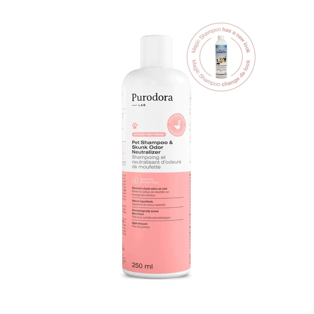 Purodora Lab Pet Shampoo & Skunk Odor Neutralizer 250ml by Purodora Lab