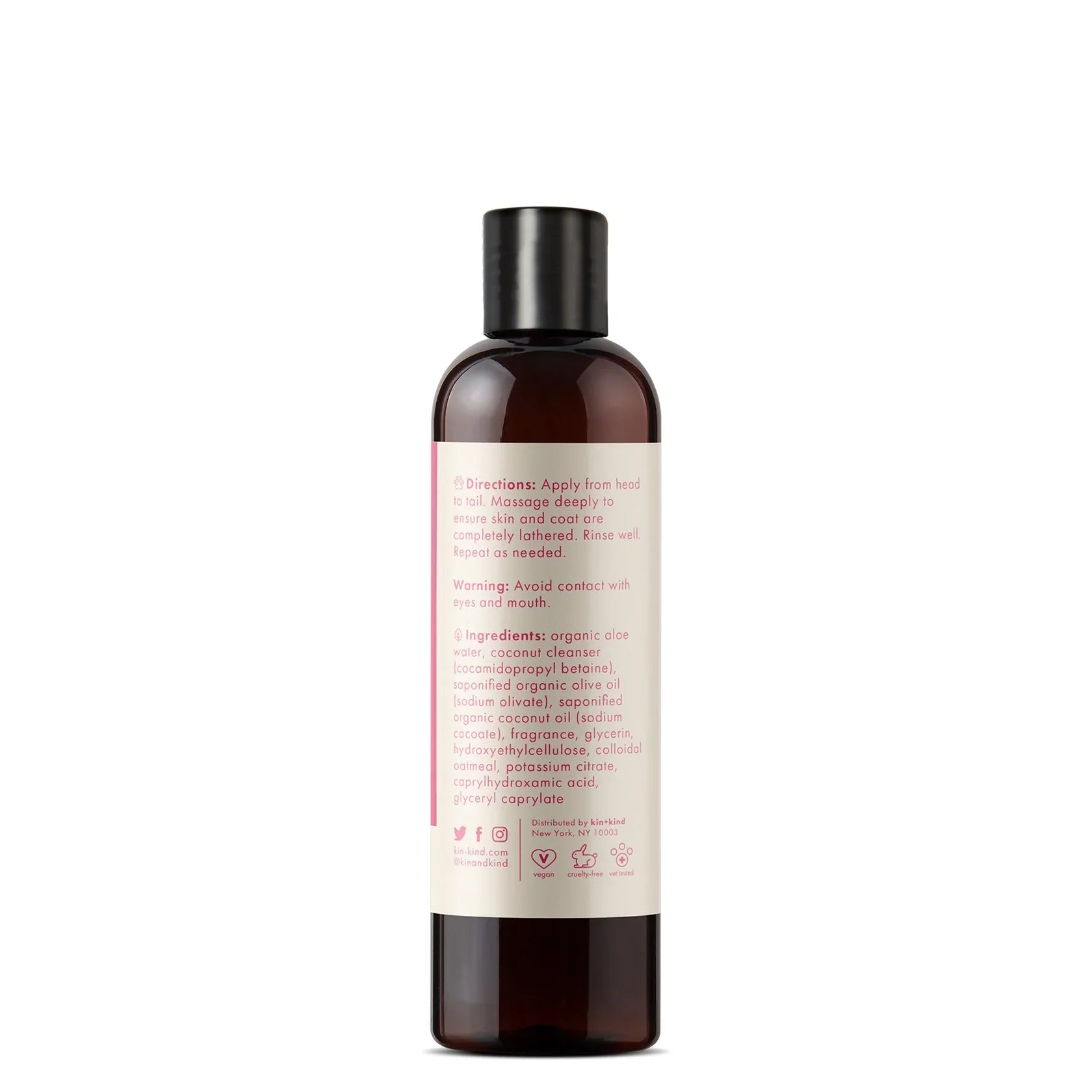 Kin + Kind ORGANICS Sweet Blossom (Oatmeal Itchy Dog Shampoo) 12oz