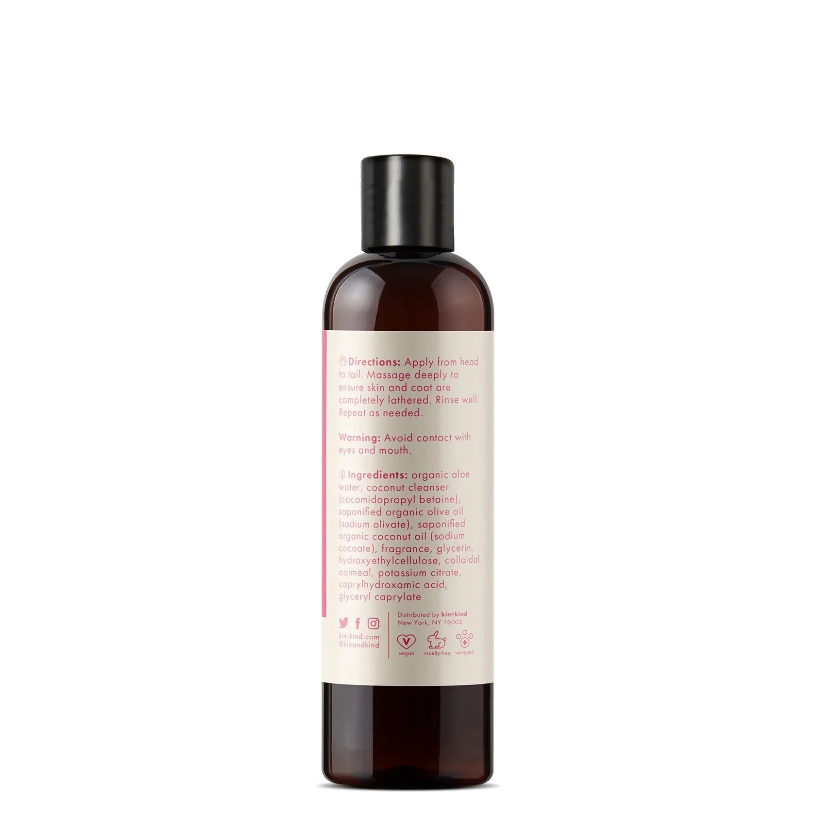 Kin + Kind ORGANICS Sweet Blossom (Oatmeal Itchy Dog Shampoo) 12oz by Kin+Kind