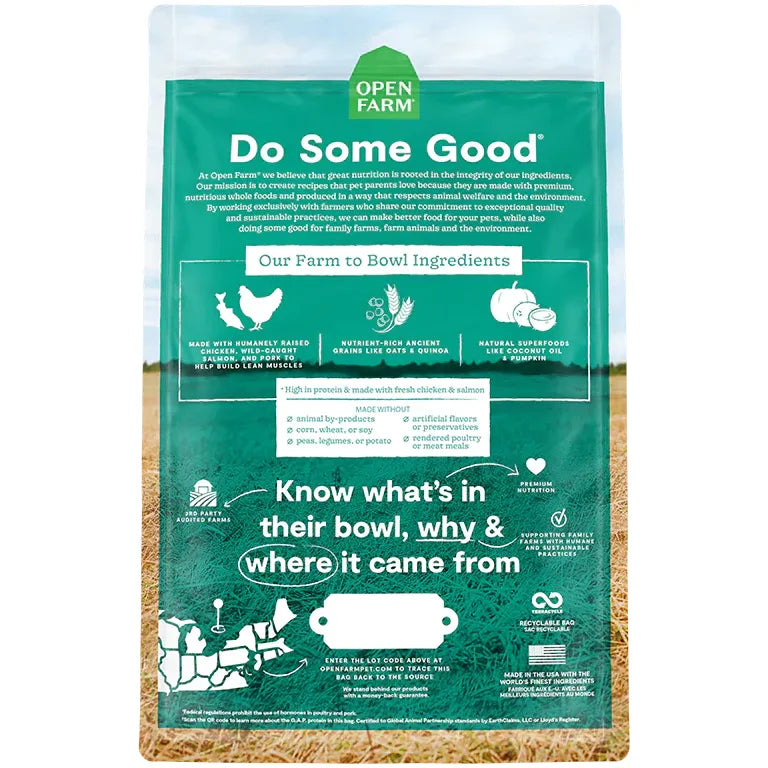 Open Farm Chicken & Salmon Ancient Grains Puppy Dry Food